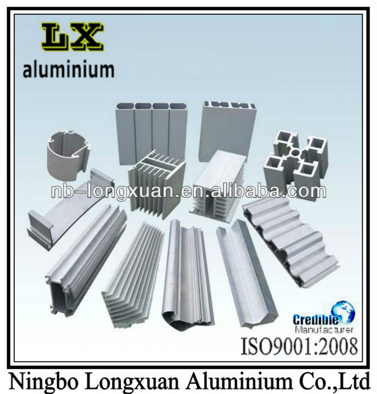 customized 6063 aluminium extrusion profile,,extrusion aluminum profile parts